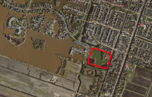 Locatie te bouwen woningen