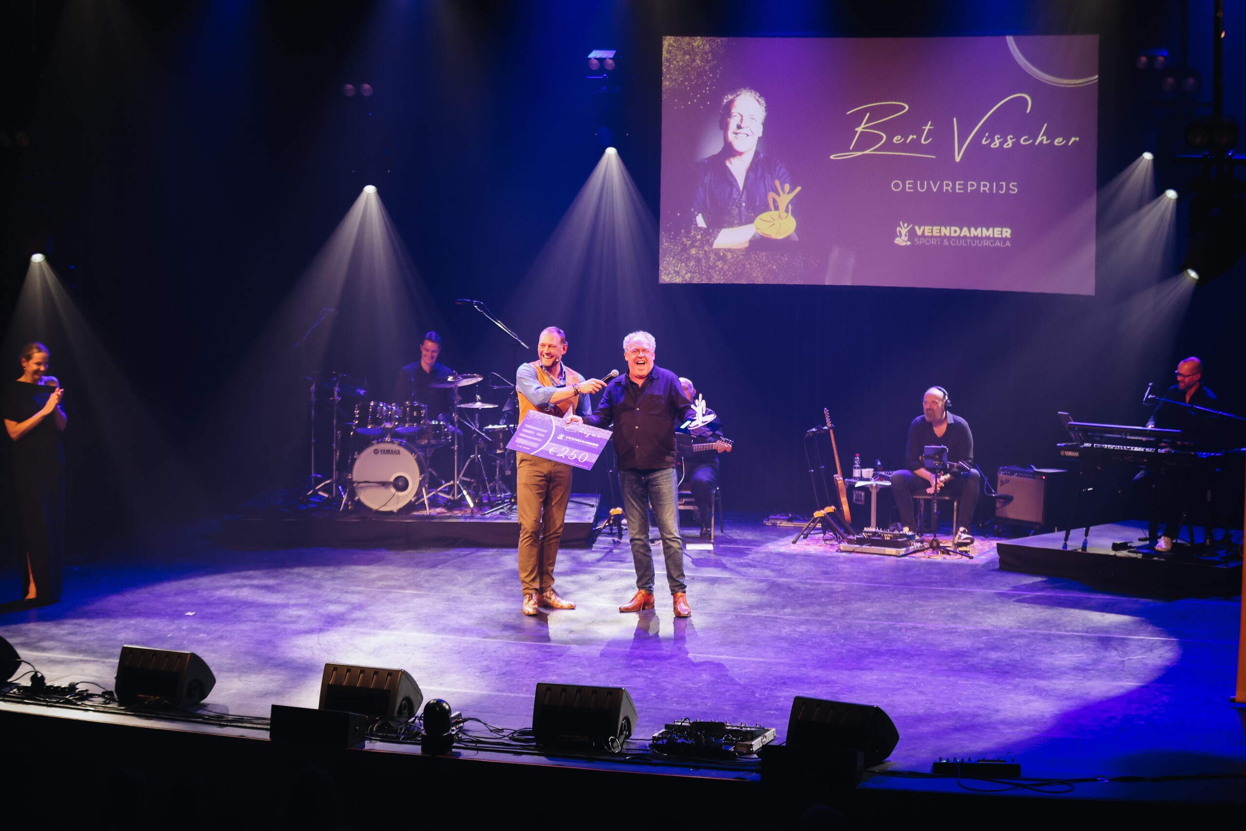 Sport- en Cultuurgala 2025 - Bert Visscher ontvangt oeuvreprijs