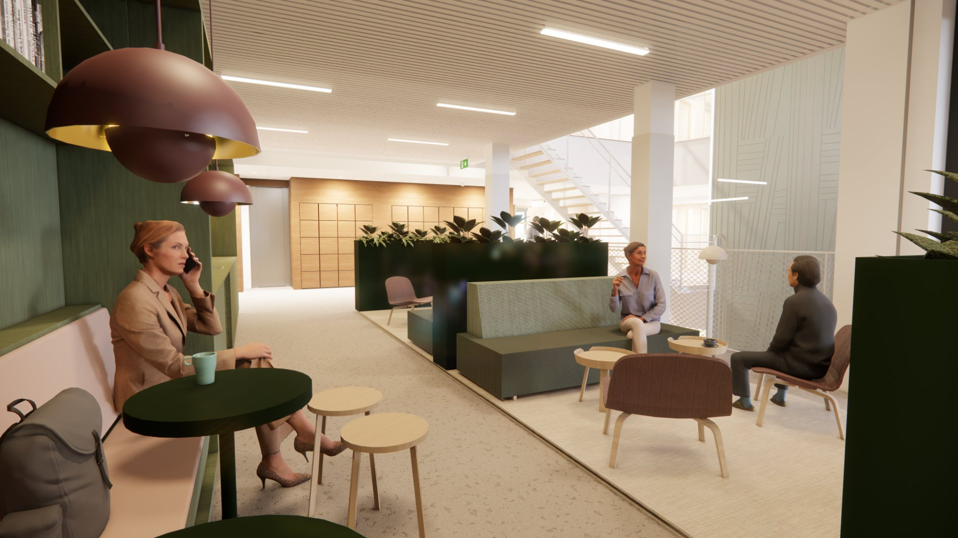 Voorbeeld binnenkant gemeentehuis Veendam 2