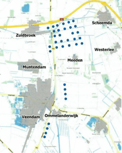 Afbeelding van Tegenwind: met uittekening windpark N33