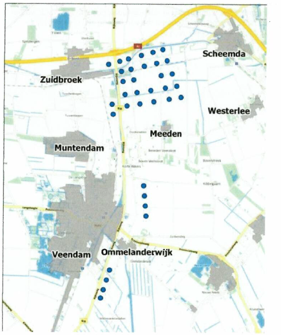 Afbeelding van Tegenwind: met uittekening windpark N33