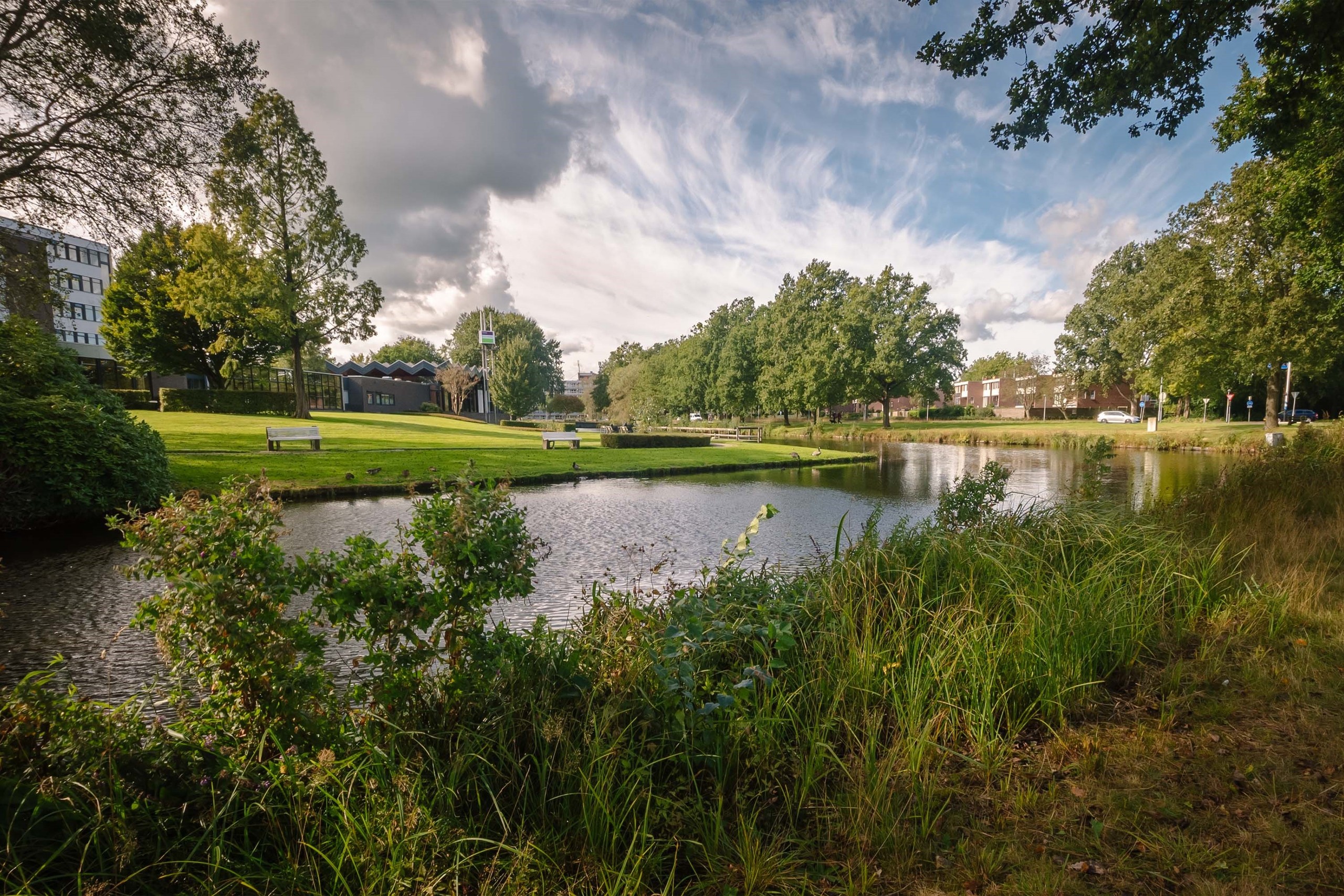 Een van de parken van Veendam