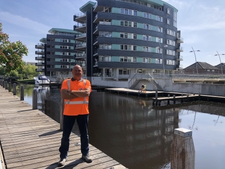 Havenmeester Bennie Huizing